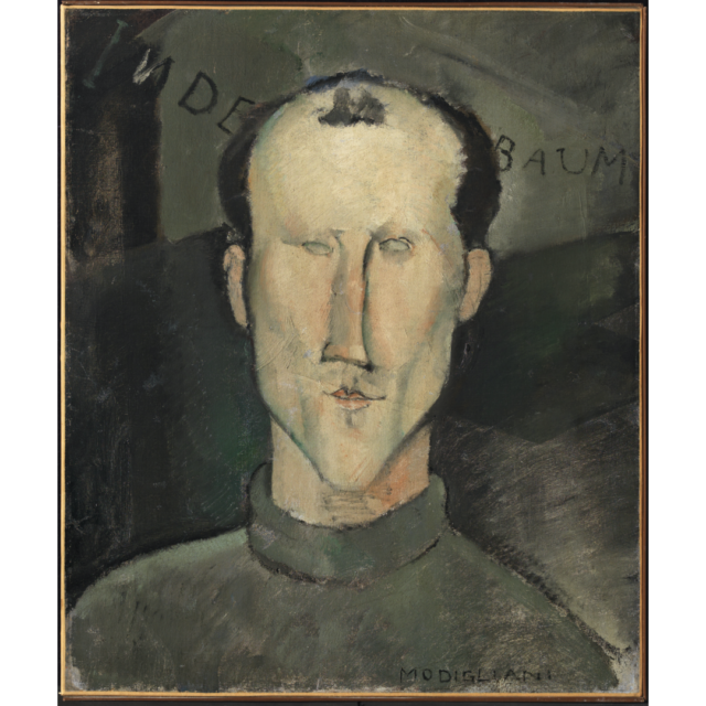 Retrato de Indenbaum de Modigliani